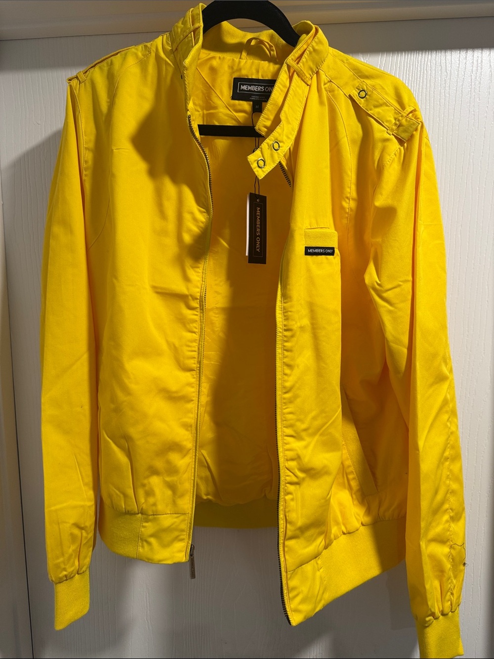 Members Only Bright Yellow Jacket